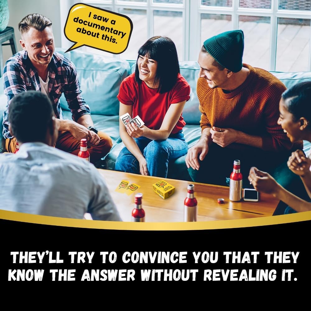 Brilliant or BS?  A Trivia Game for Know-It-Alls and Big Fat Liars  Fun Bluffing Trivia Game for Friends & Family Game Night