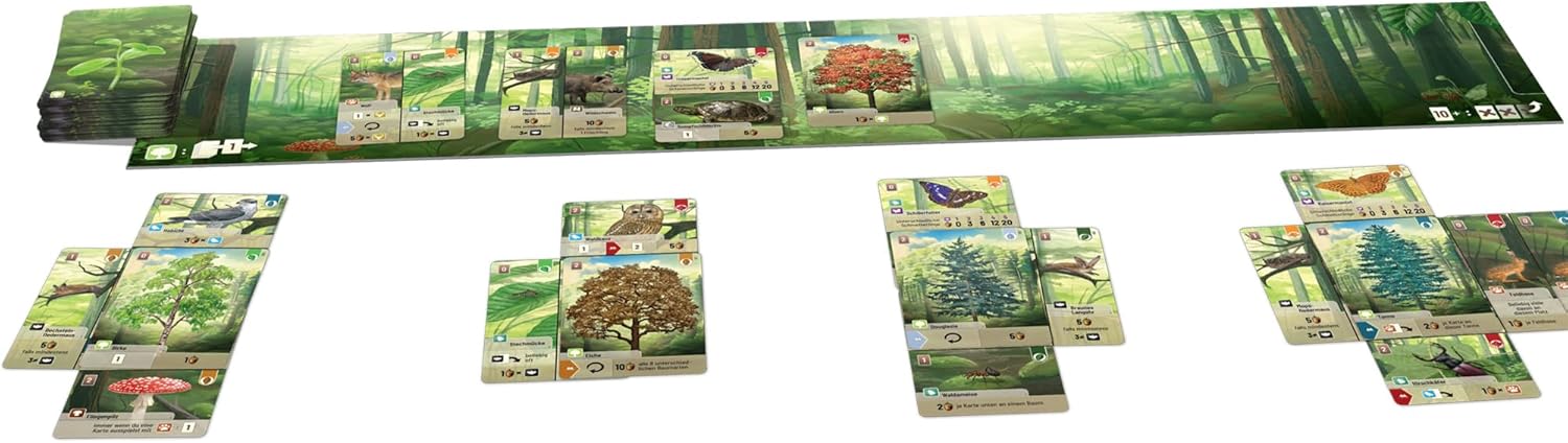 Forest shuffle board game