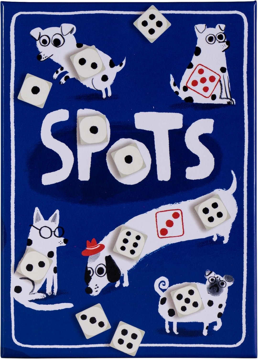 Dalmatian Board Game Spots Gambling Dog Dice Luck Casual Party Educational Toy Card