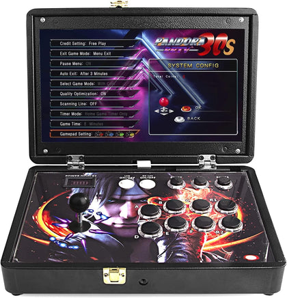 Pandora Box 30S 5000 Games Retro Arcade System 14-Inch All-Metal Plug & Play Video Games Console