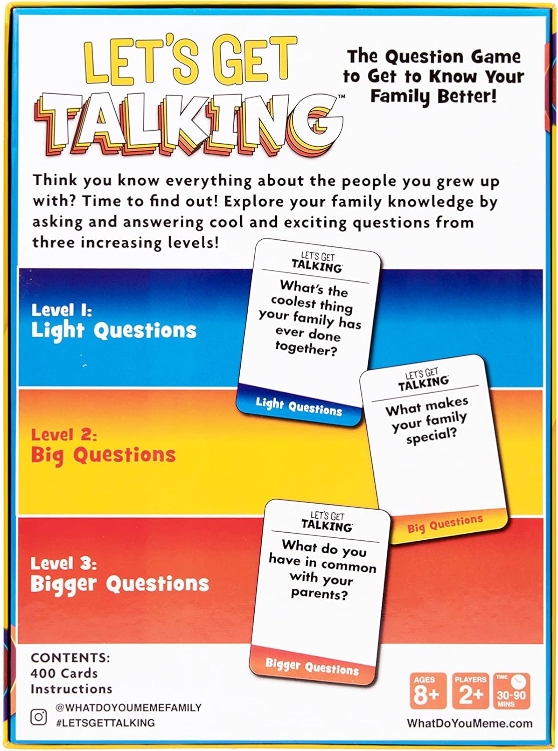 What Do You Meme? Let's Get Talking – The Question Game to Get to Know Your Family Better – by Family – Ages 8+