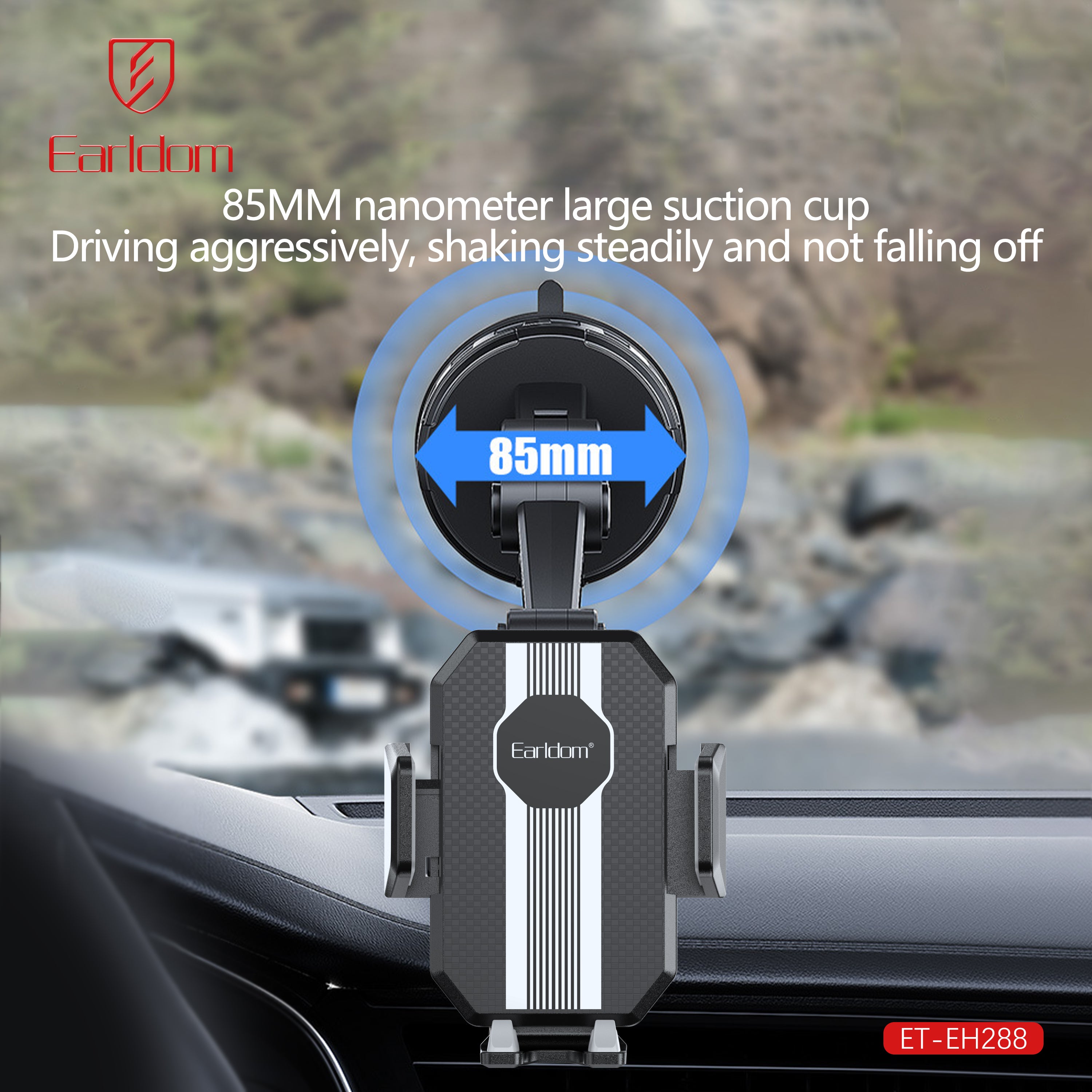 Earldom Eh228 long arm suction cup holder