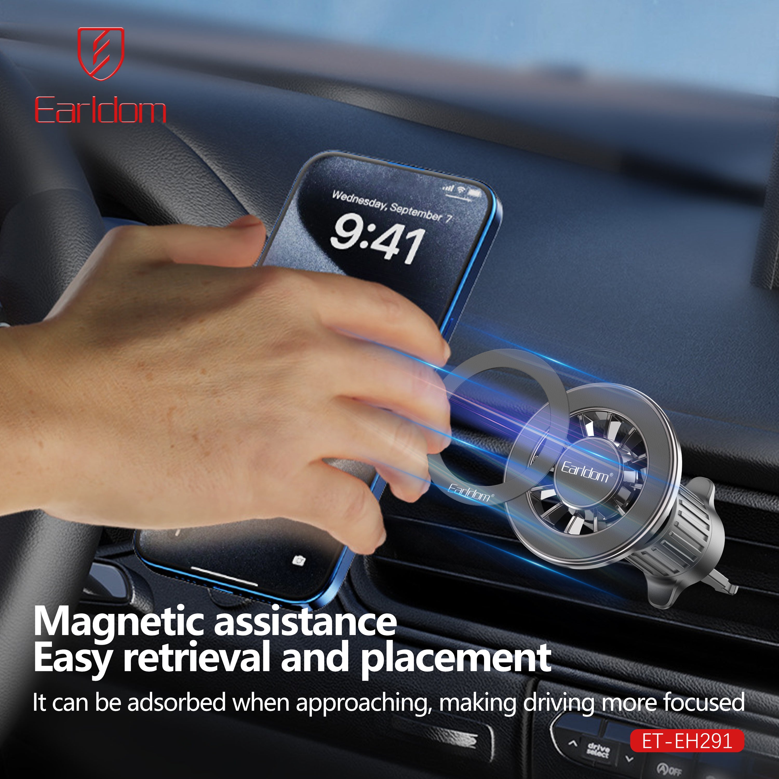 Eh291 with hock vent mega safe never fall phone holder