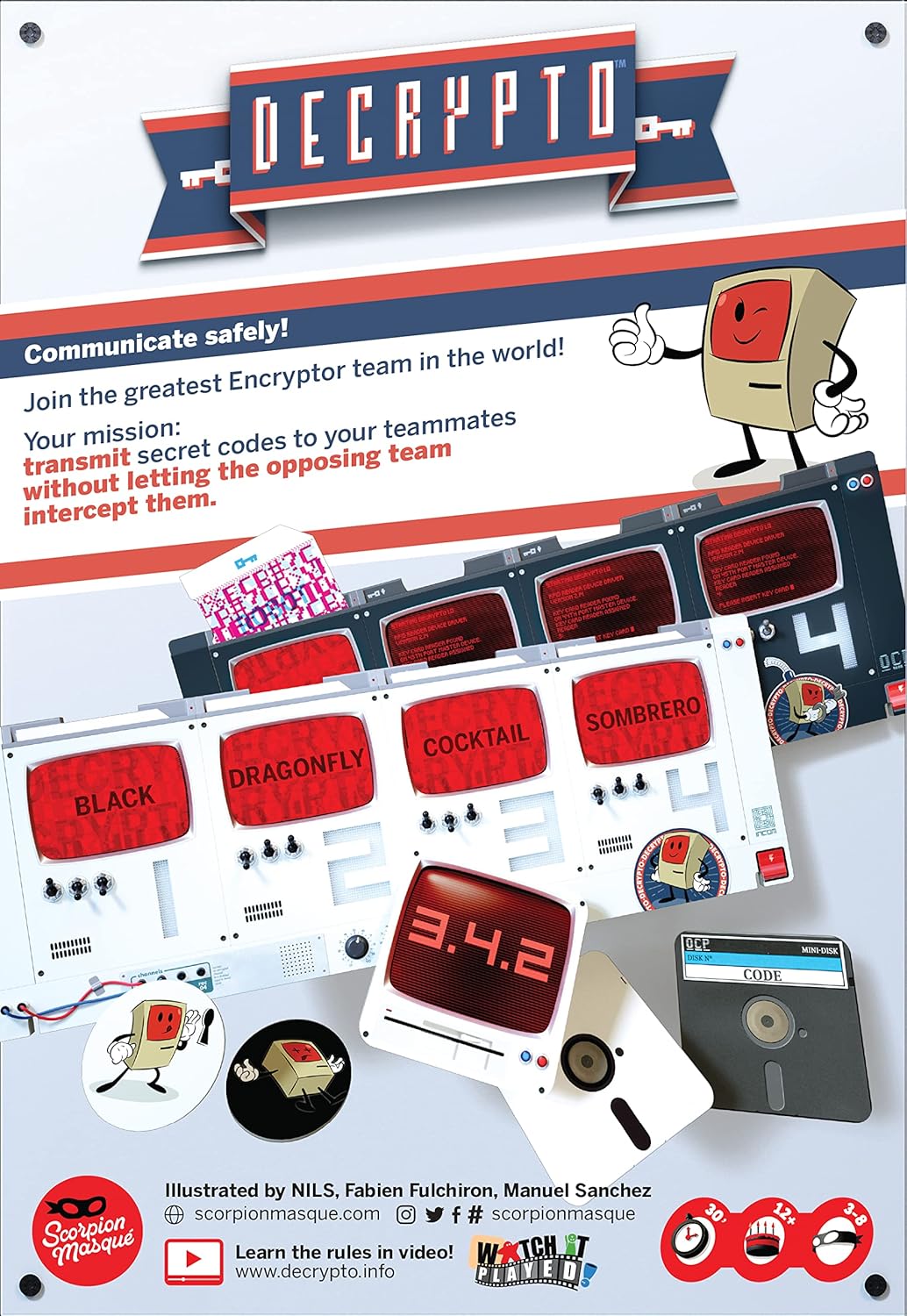 Scorpion Masque CSG-DECR Decrypto Game