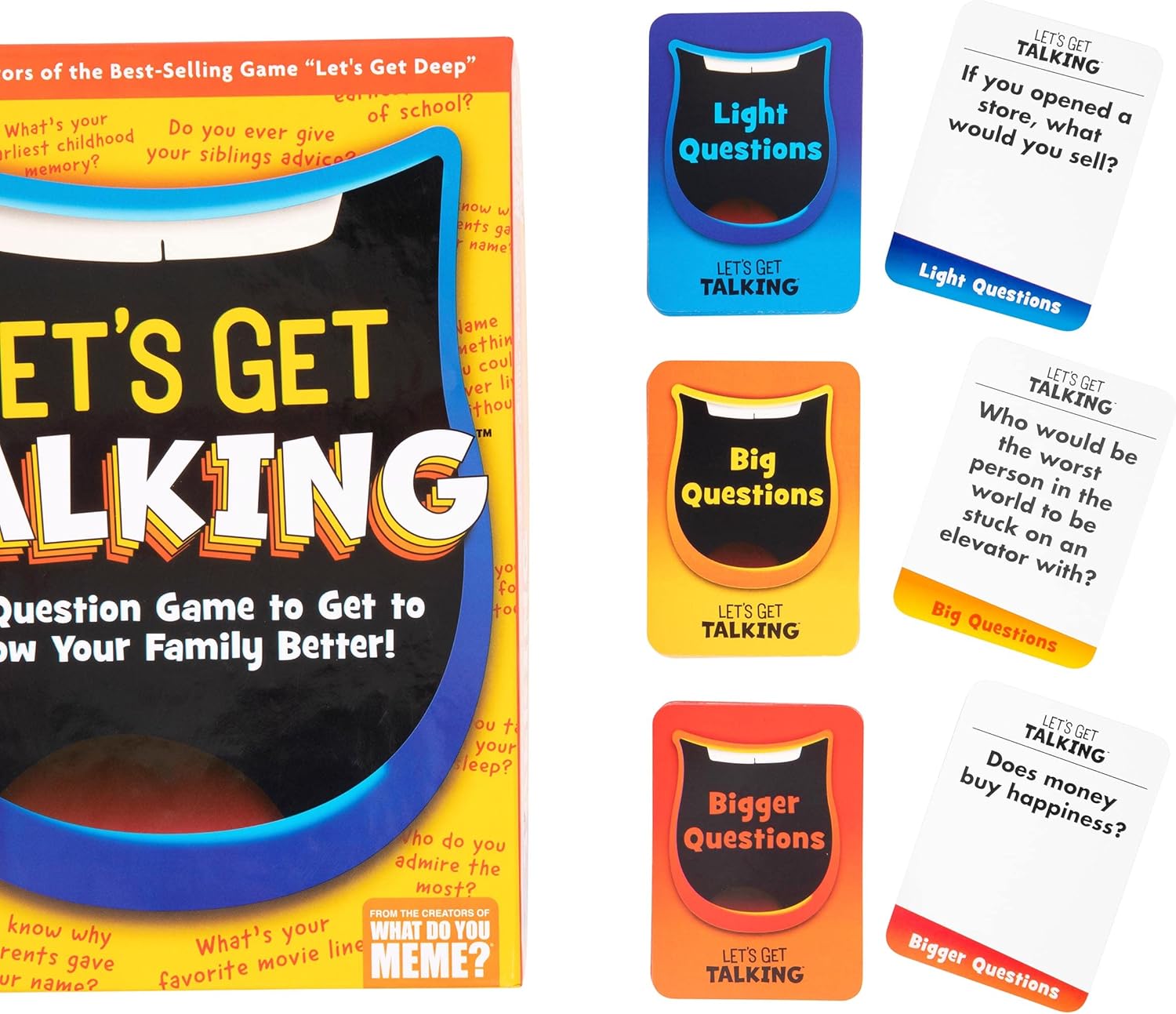 What Do You Meme? Let's Get Talking – The Question Game to Get to Know Your Family Better – by Family – Ages 8+