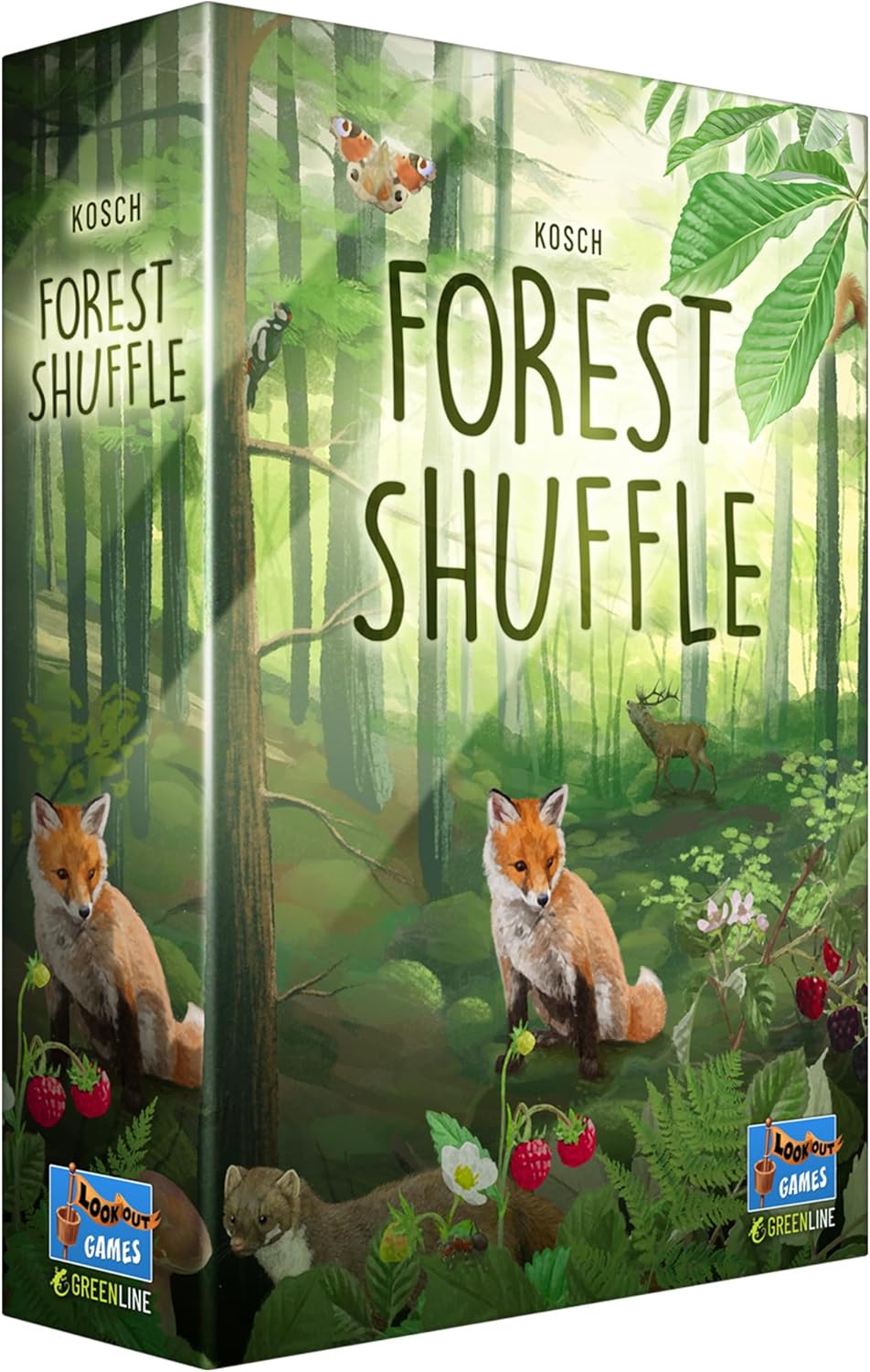 Forest shuffle board game