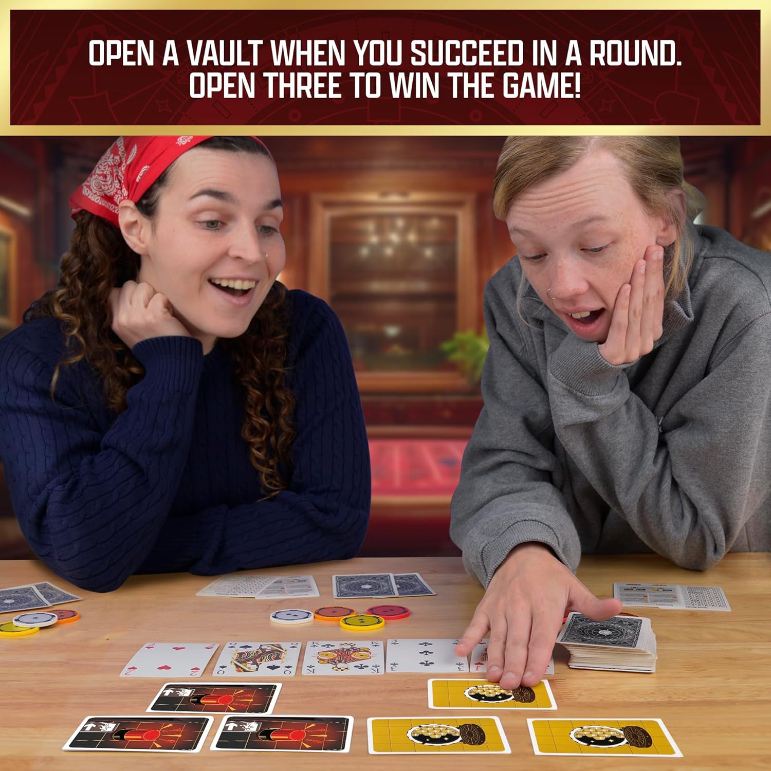 Kosmos The Gang The Cooperative Poker Board/Card Game