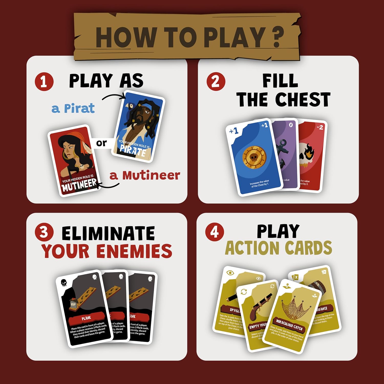 Traitors Aboard - The Secret Identity Party Game - cards image 7