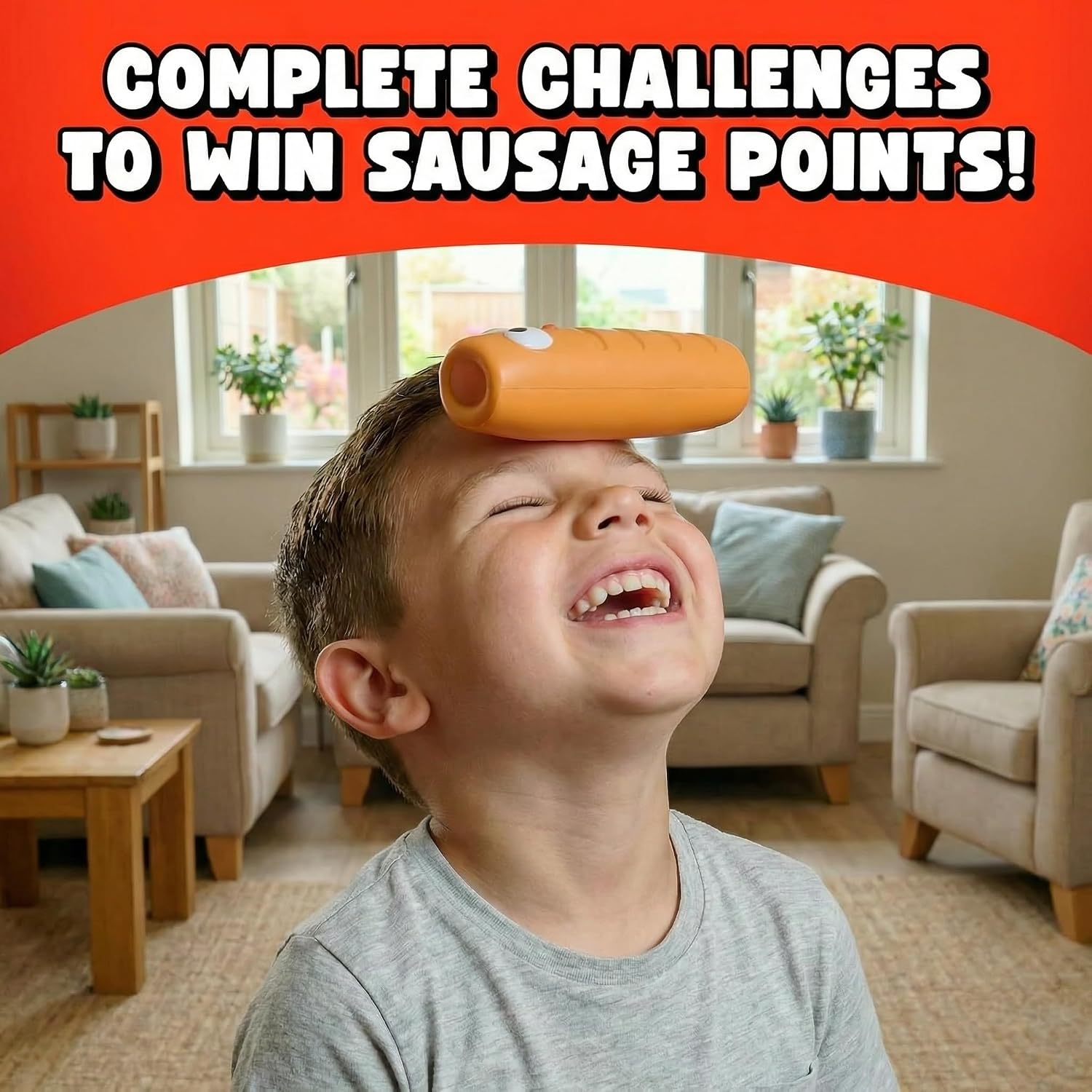 Sausage Roll Board Game - Silly Team Challenge for Kids, Teens & Adults