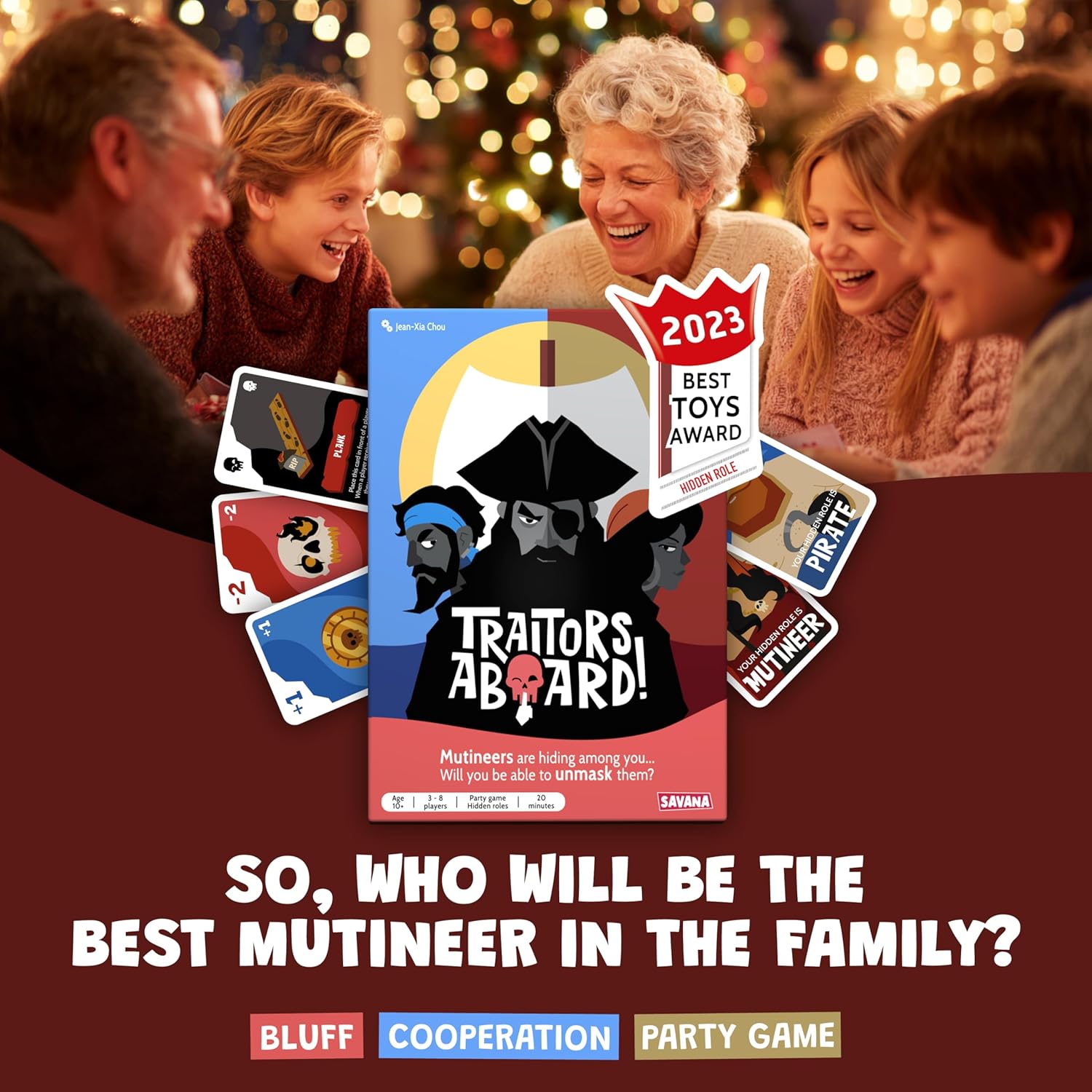 Traitors Aboard - The Secret Identity Party Game - cards image 9