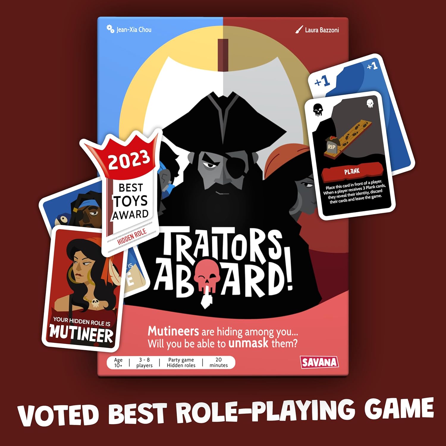 Traitors Aboard - The Secret Identity Party Game - cards image 5