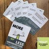 More or Less: Geography Edition Card Game - How Good Is Your Judgement? 2 Player+ | Family Fun Guessing Game for all Adults & Kids Aged 14 for a Christmas Party or Secret Santa