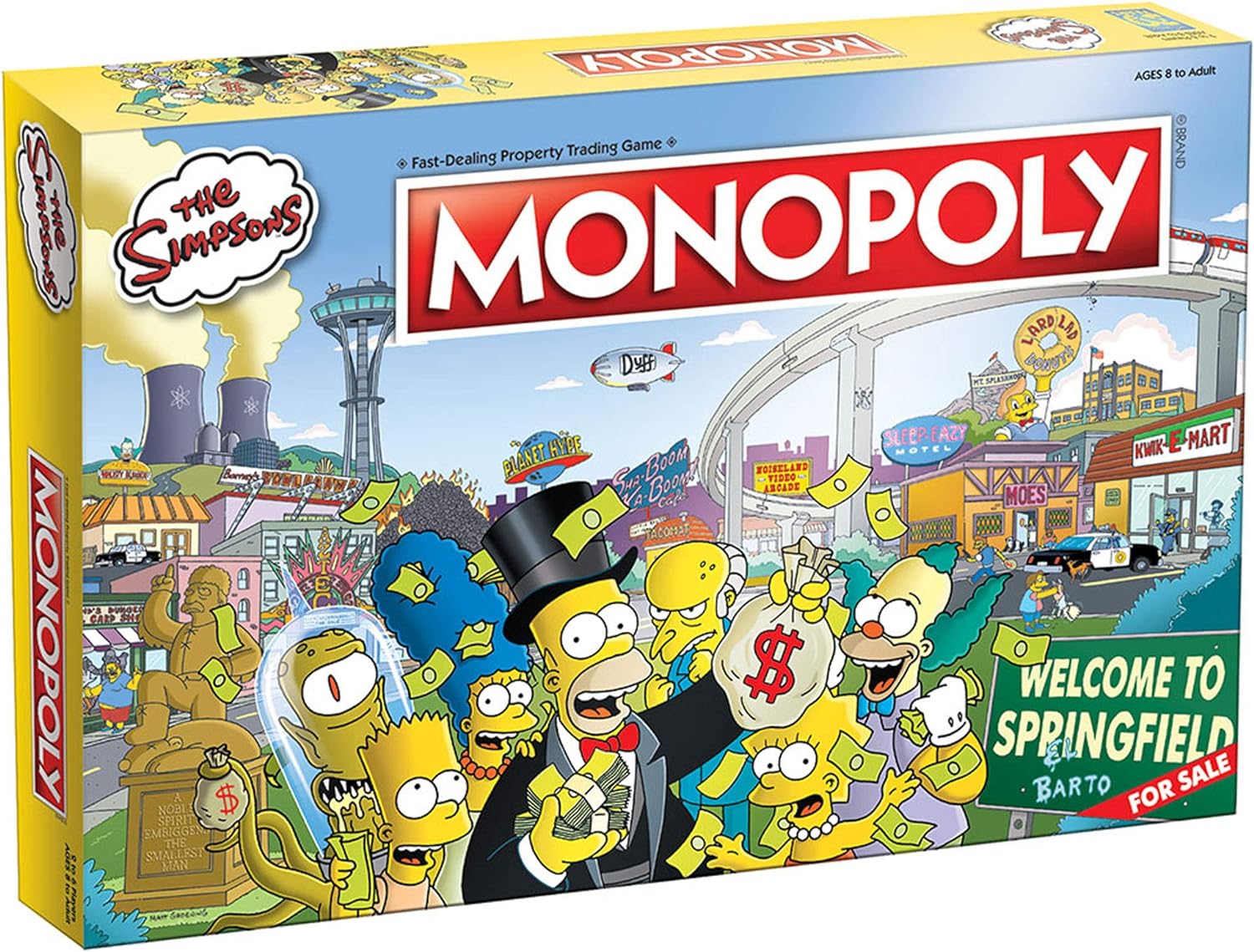 Collectible Simpsons Merchandise | Themed Classic Monopoly Game