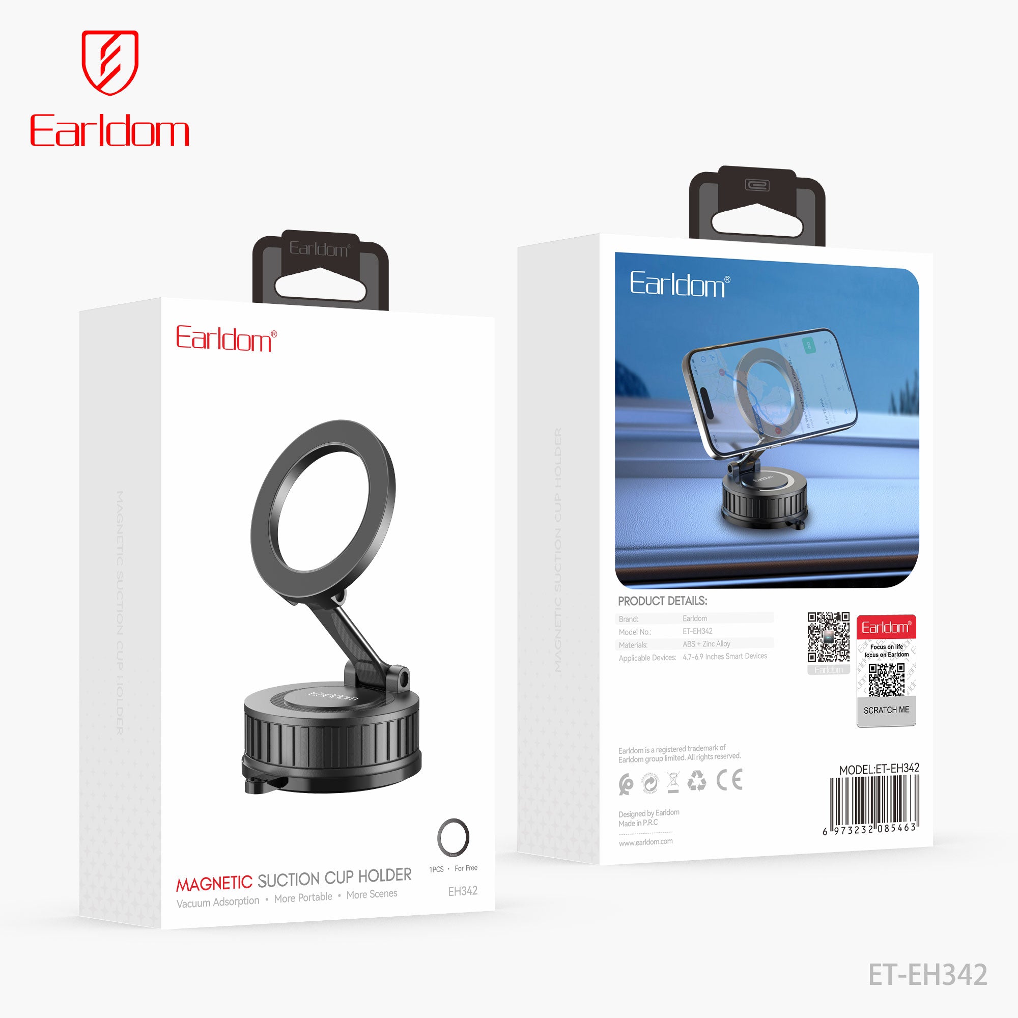 ET-EH342 Earldom strong Suction Cups Holder