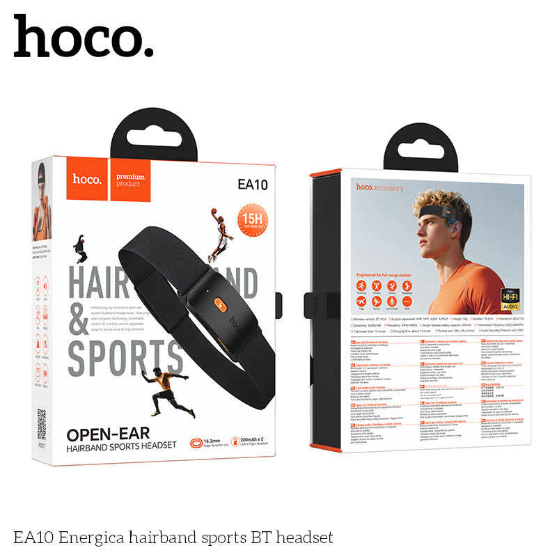 hoco EA10 Energica Hairband Sport Bluetooth Earphone for Basketball Player Running
