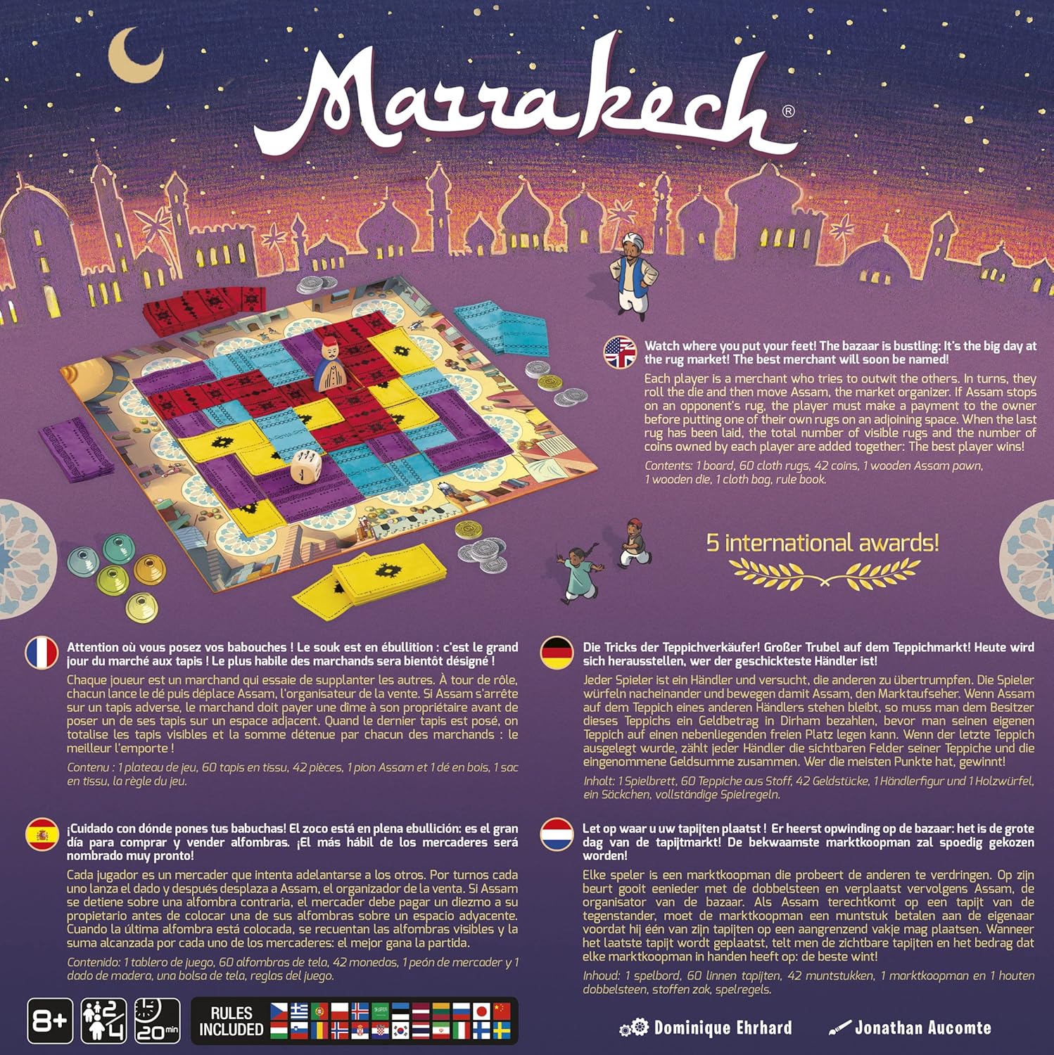 GIGAMIC Marrakech Board Game - cards image 2