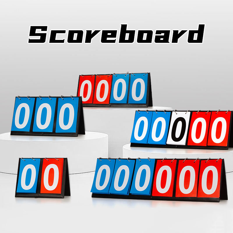 PVC Material Digit Scoreboard for Sport Games Volleyball Football Table Tennis Basketball Portable manual Score Board