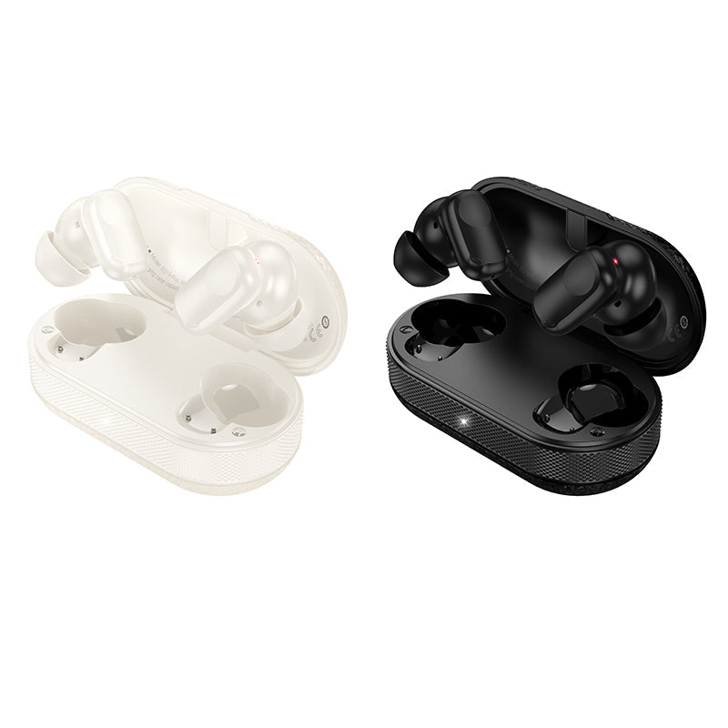HOCO. EQ19 Plus Wireless Headphones with Charging Case (BT v5.4) Noise Reduction ENC + ANC - Black