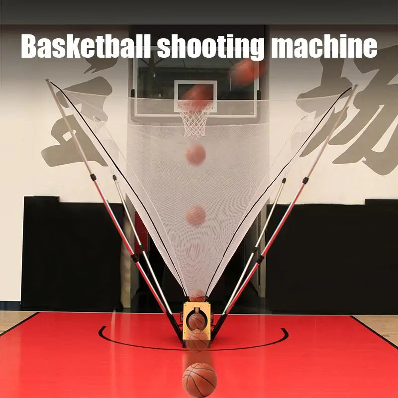 Basketball Shooting Machine Automatic Rebounder Machine Basketball Shooter Potable Basketball Training Equipment