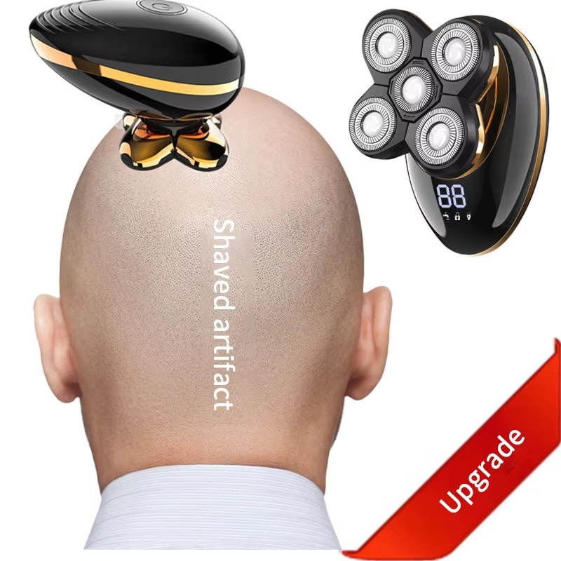 VGR V-316 Mens Head Shaver for Bald Men 5 in 1 LED Electric Cordless Shaver - VGR image 2