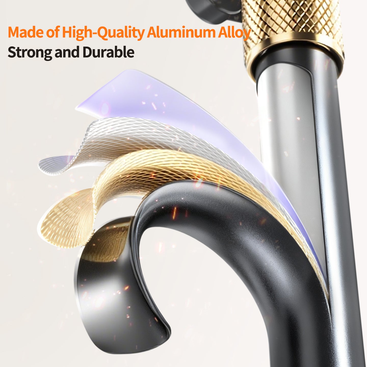 Lanparte Floor-Standing Live Broadcast Microphone Stand Microphone Recording Cantilever Floor-Standing Stand Live Broadc