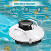 35W Smart Cordless Robotic Pool Cleaner IPX8 Automatic Pool Vacuum Cleaner with Self Parking Function