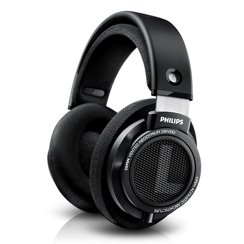 Philips Audio SHB9500//00 Hifi Precision Stereo Over-Ear Headphones, Black Wired | 50mm Drivers - PHILIPS image 2