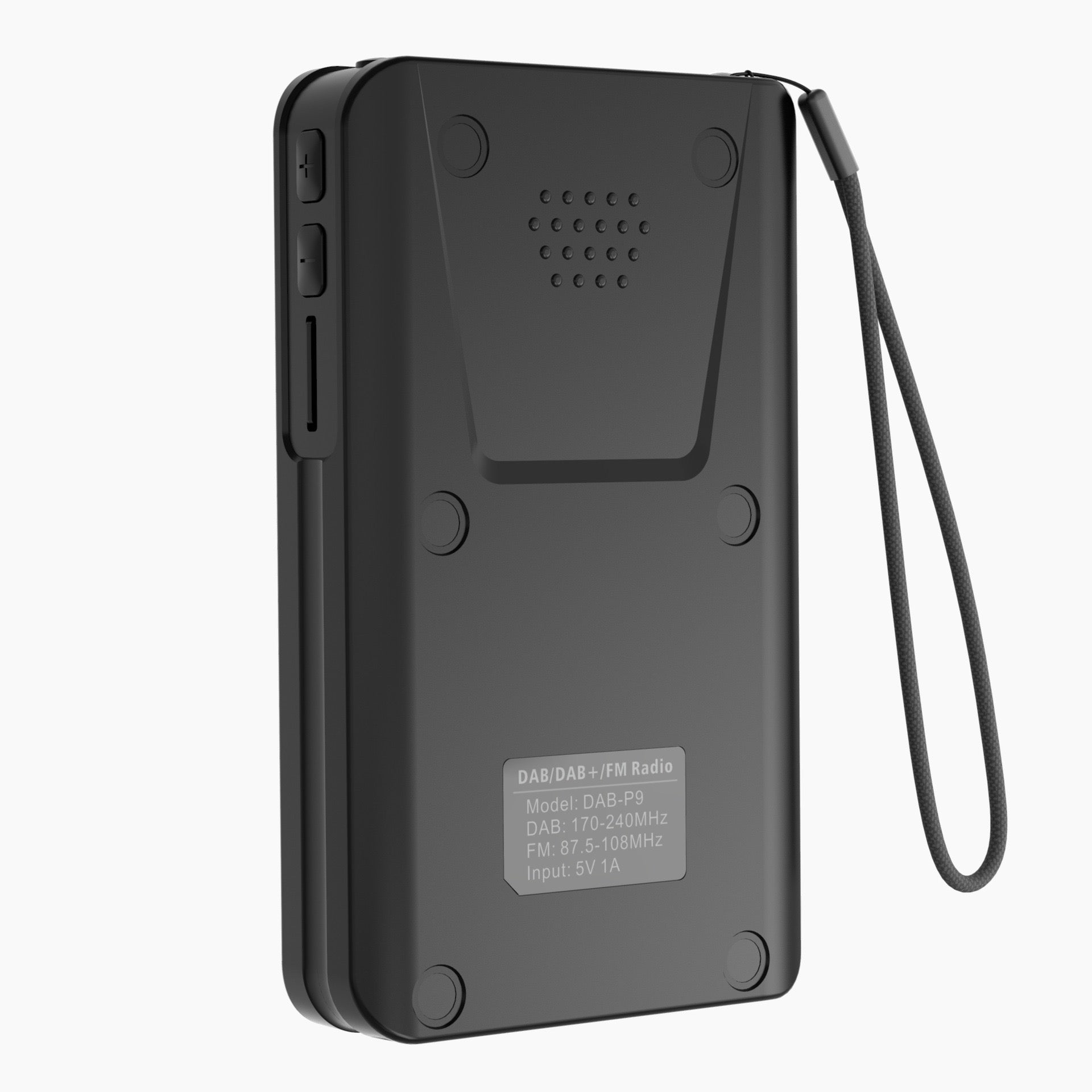 Portable Dab+Fm Digital Display Radio Supports Tf Card Mp3 Playback and Long-Lasting Battery Life Portable Radio - TEQ P