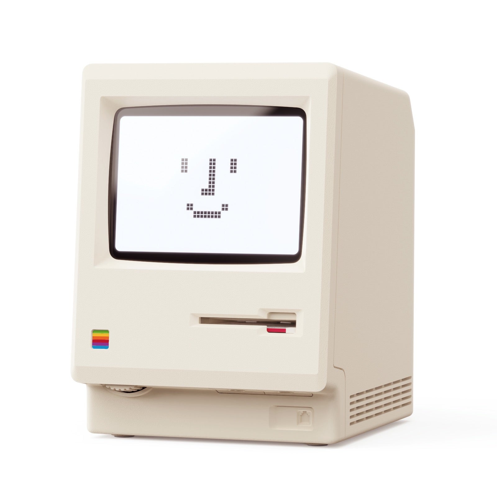 Naibao Maclock Macintosh Alarm Clock Retro Classic Style Desktop Ornament Digital Clock Technology Sense - iTEQ image 2