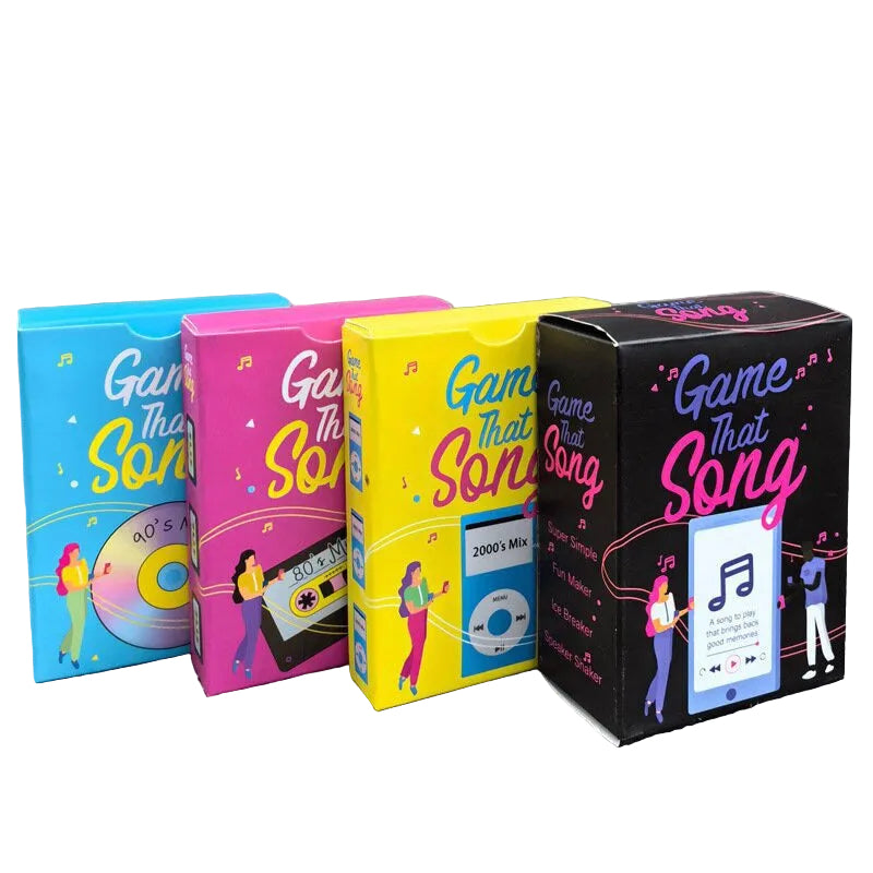 game that song board game singing card game card cross-border party card game music