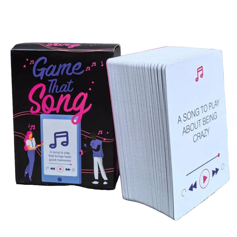 game that song board game singing card game card cross-border party card game music