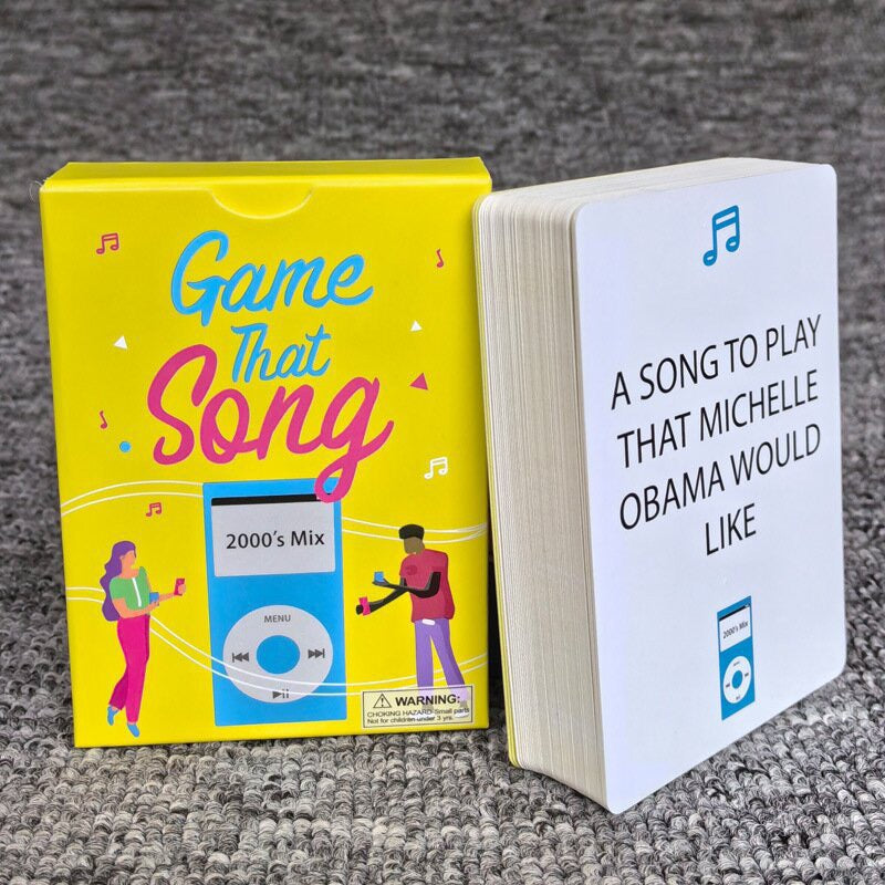 game that song board game singing card game card cross-border party card game music