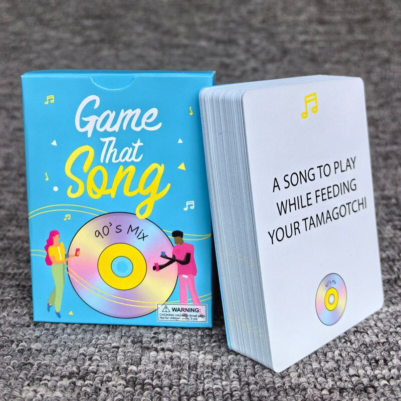 game that song board game singing card game card cross-border party card game music