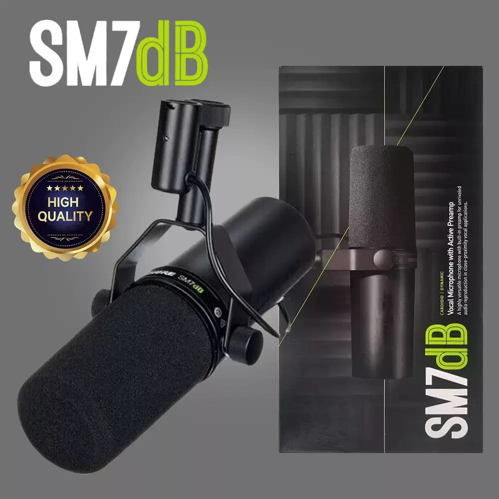 SM7dB professional dynamic microphone built-in speech playback recording live podcast vocal microphone high gain low noi