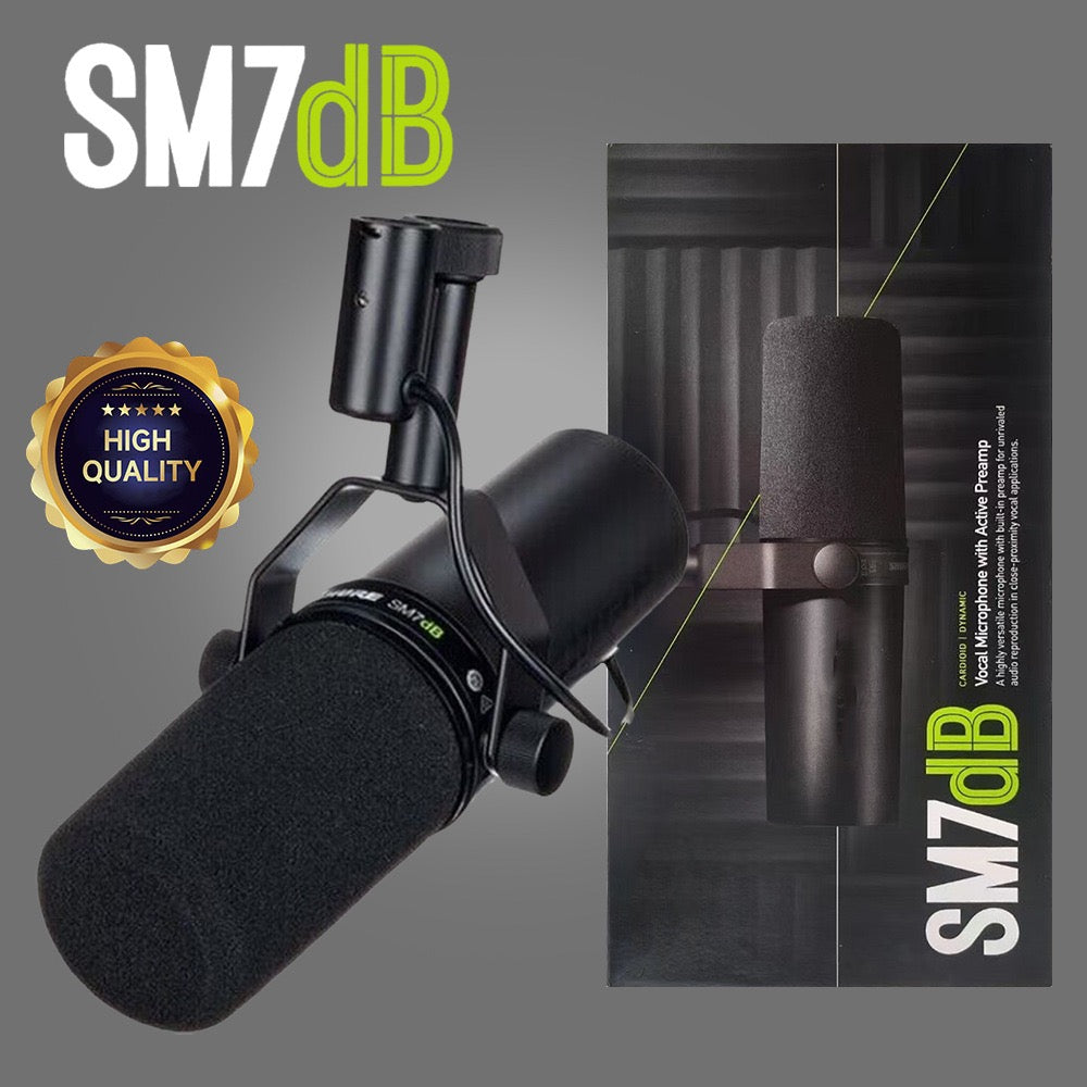 SM7dB professional dynamic microphone built-in speech playback recording live podcast vocal microphone high gain low noi