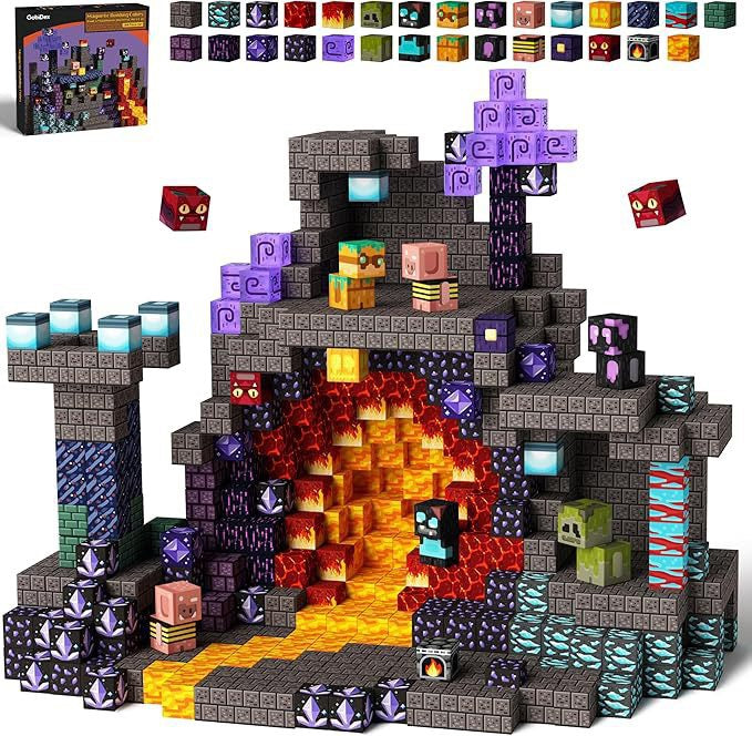 Dark Cave Creative DIY Cube Building Set - 100 Pieces