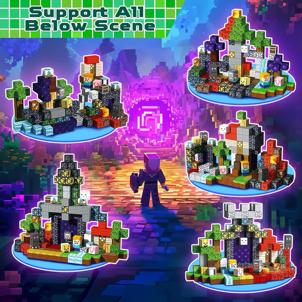 Escape Adventure Creative DIY Cube Building Set - 200 Pieces