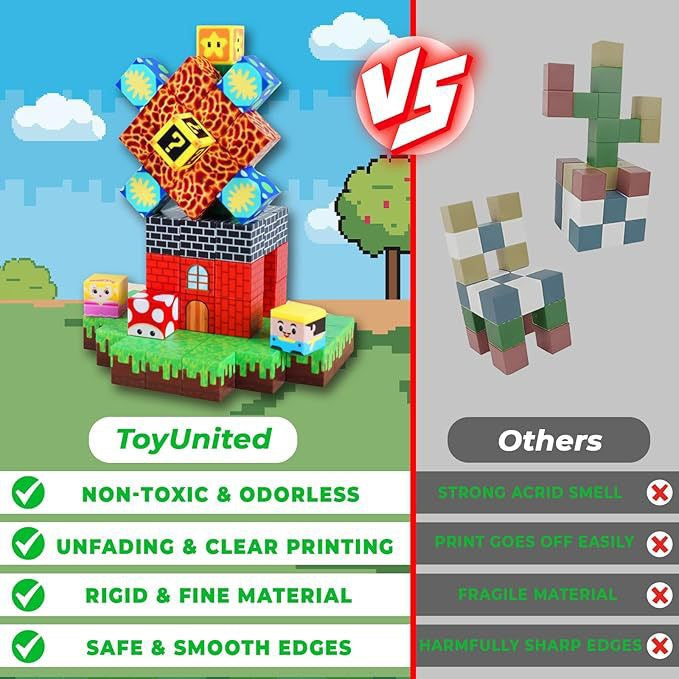 Video Game Adventure Creative DIY Cube Building Set - 150 Pieces