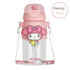 520ml Sanrioed Melody Square Double Drinking Cup Onpompurin Cartoon Kuromi High Temperature Resistant Cinnamoroll Water Bottle