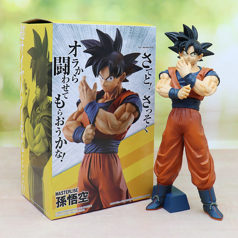 Dragon Ball Strong Fetters Memories Standing Pose Black Hair Goku Vegeta Exquisite Action Figures Kid Gift Toys Collection Boxes