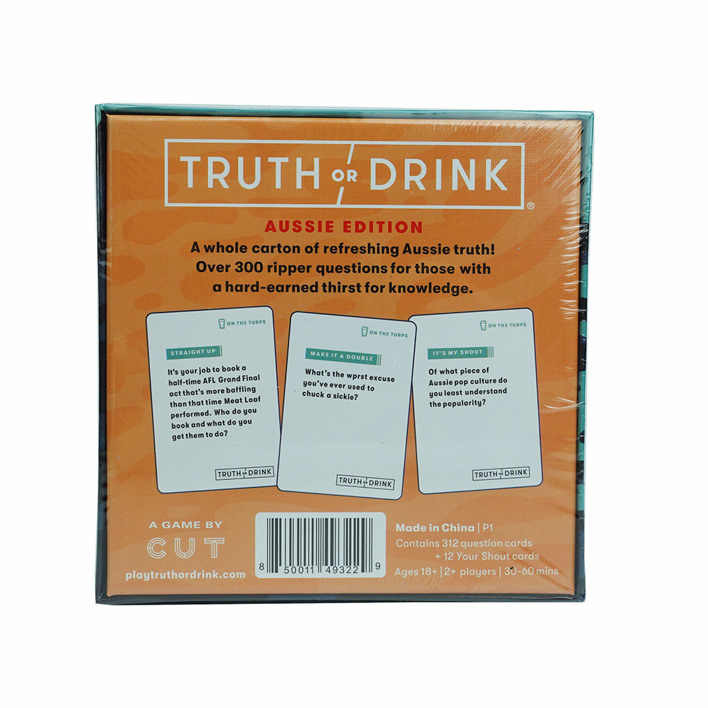 Truth Or Drink On The Turps Aussie Edition