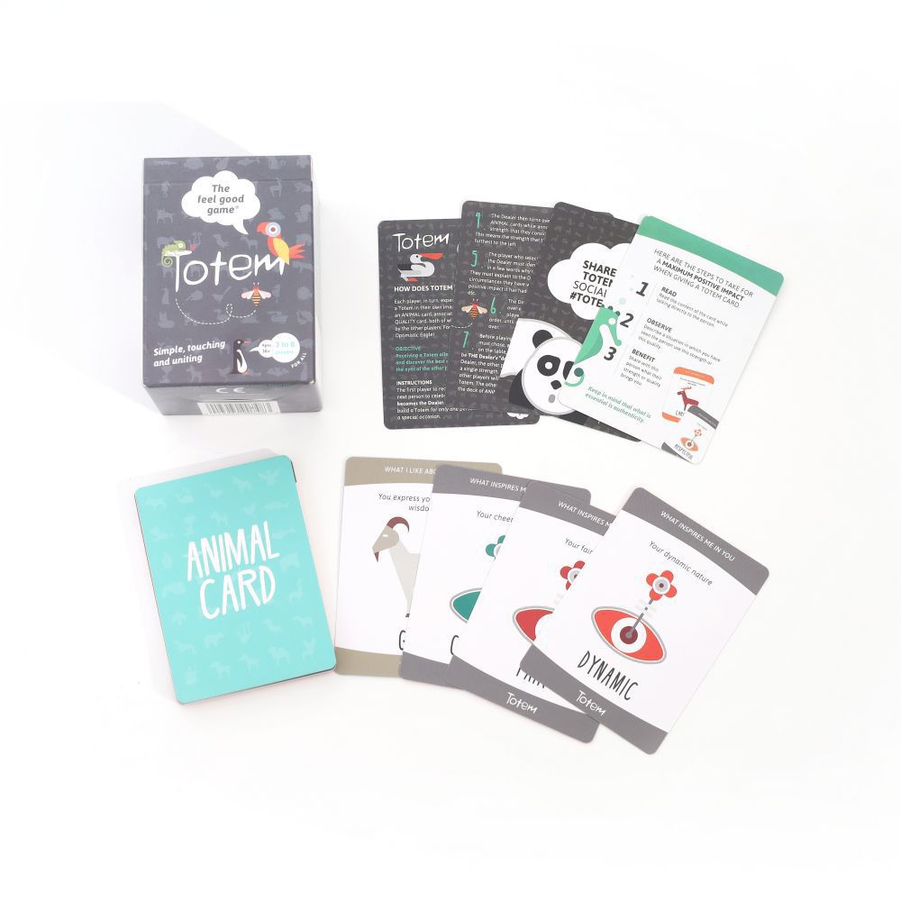 Totem The Feel Good Card Game Personal Development Team Building Family Bonding