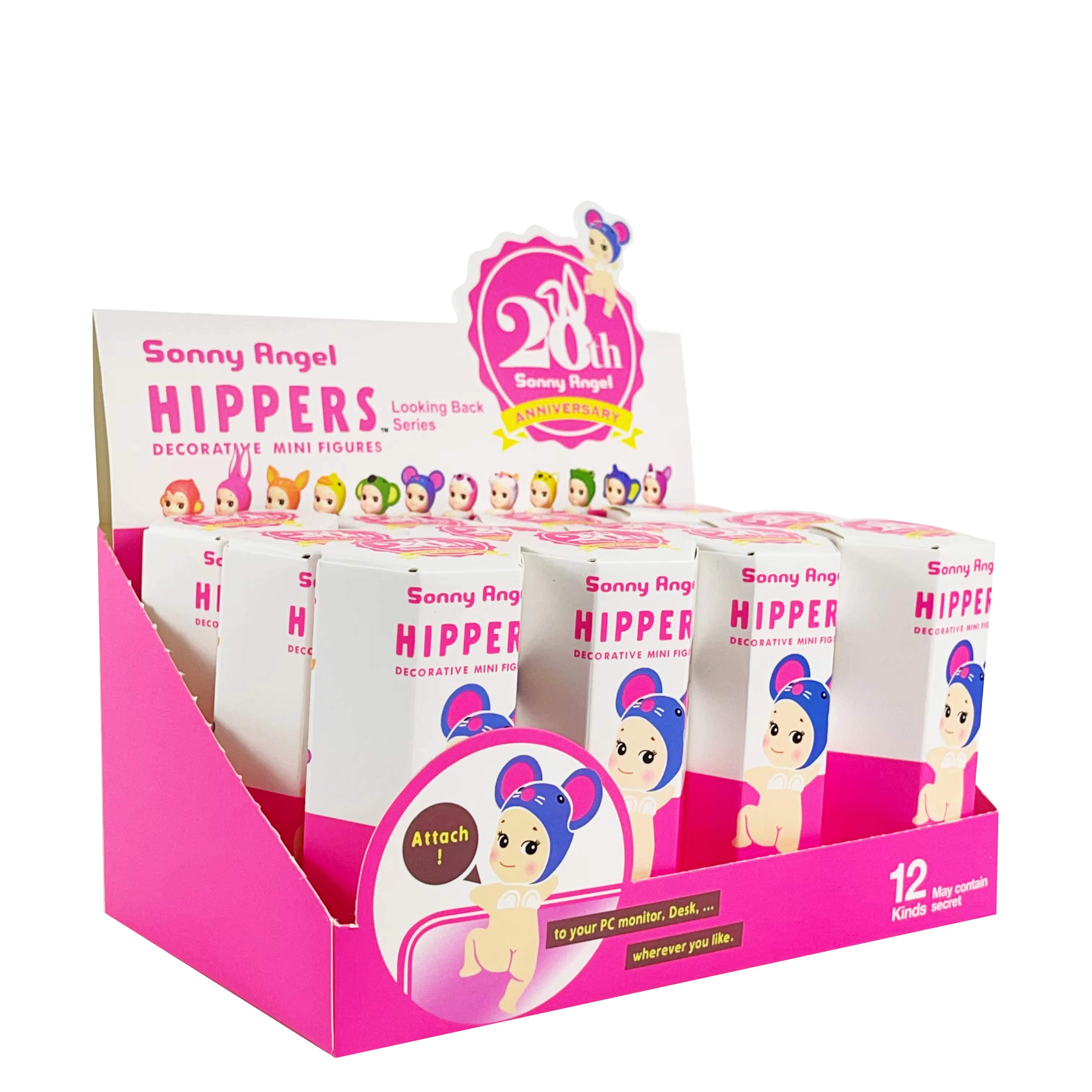 S Angel Blind Box 20th Anniversary hippers looking back Sleeping Series Anime Figures Ramdom 1pcs