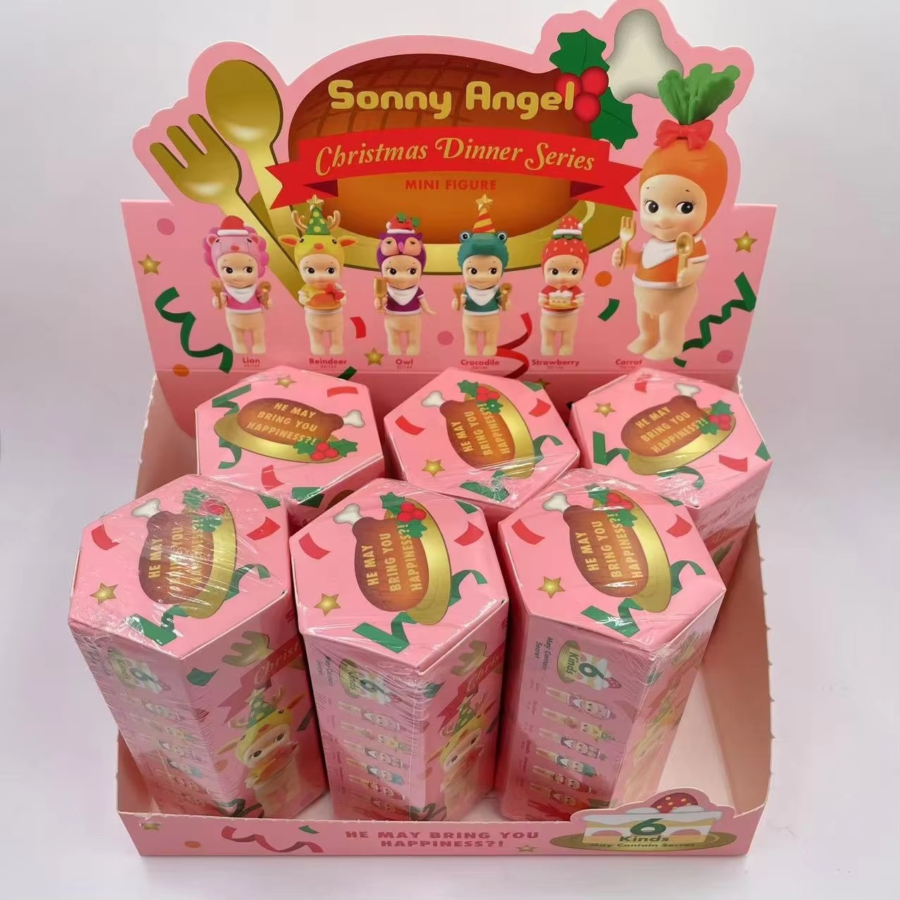 Sonny Angel mini figure  Christmas Dinner Series Blind Box Mystery Box