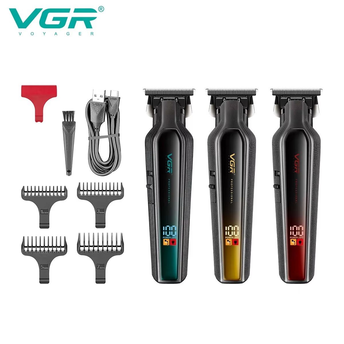 VGR Hair Trimmer Cordless Hair Cutting Machine Electric Hair Clipper Haircut Barber