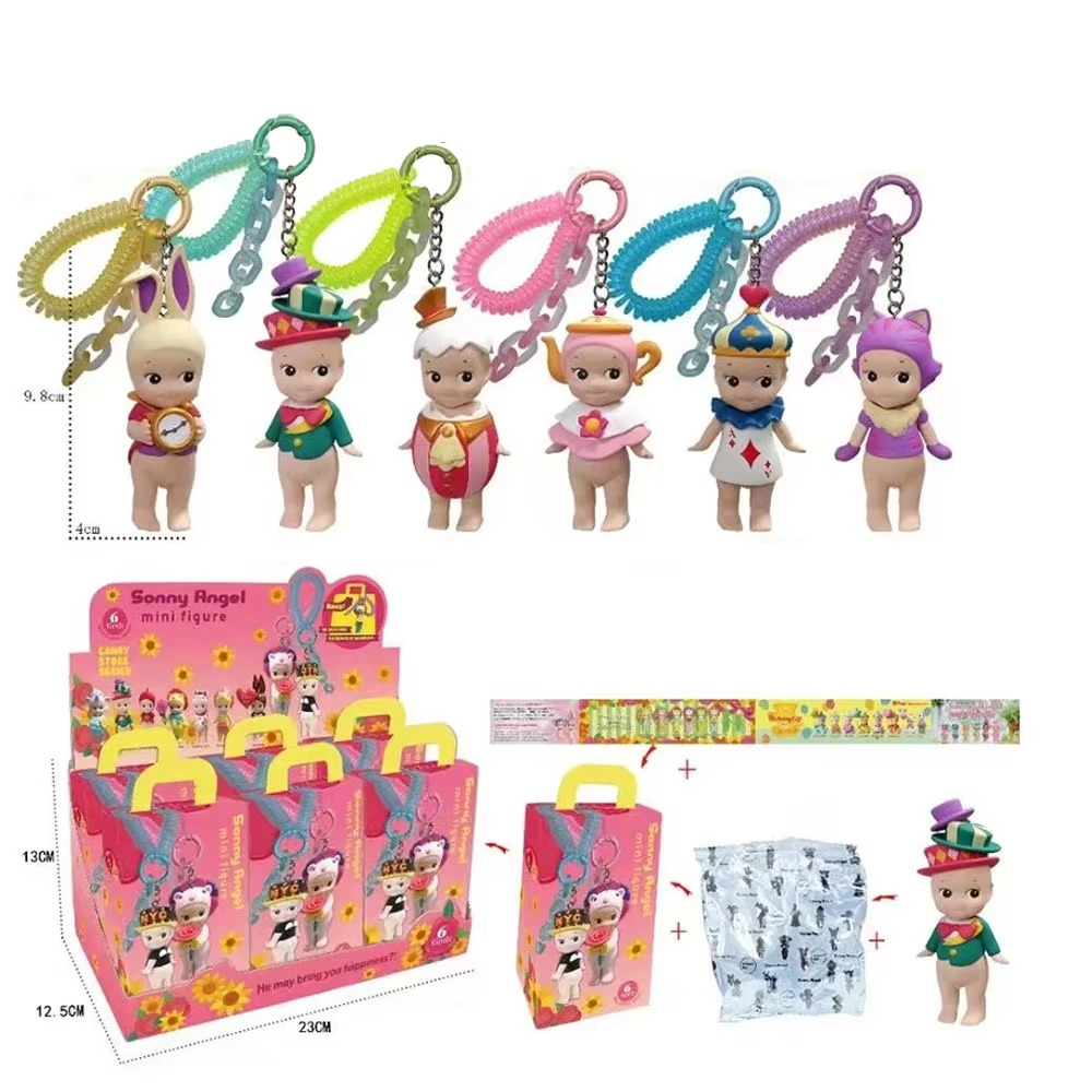 Sonny Angel Gift of Love Keychain Series Blind Box Toys Doll Cute Anime Action Figure