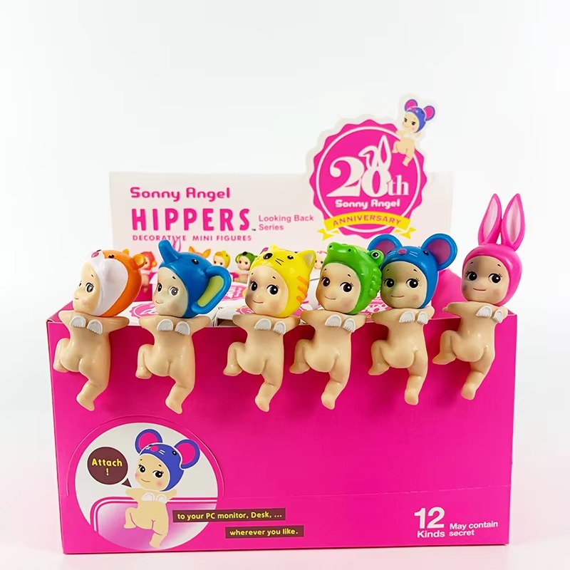 S Angel Blind Box 20th Anniversary hippers looking back Sleeping Series Anime Figures Ramdom 1pcs