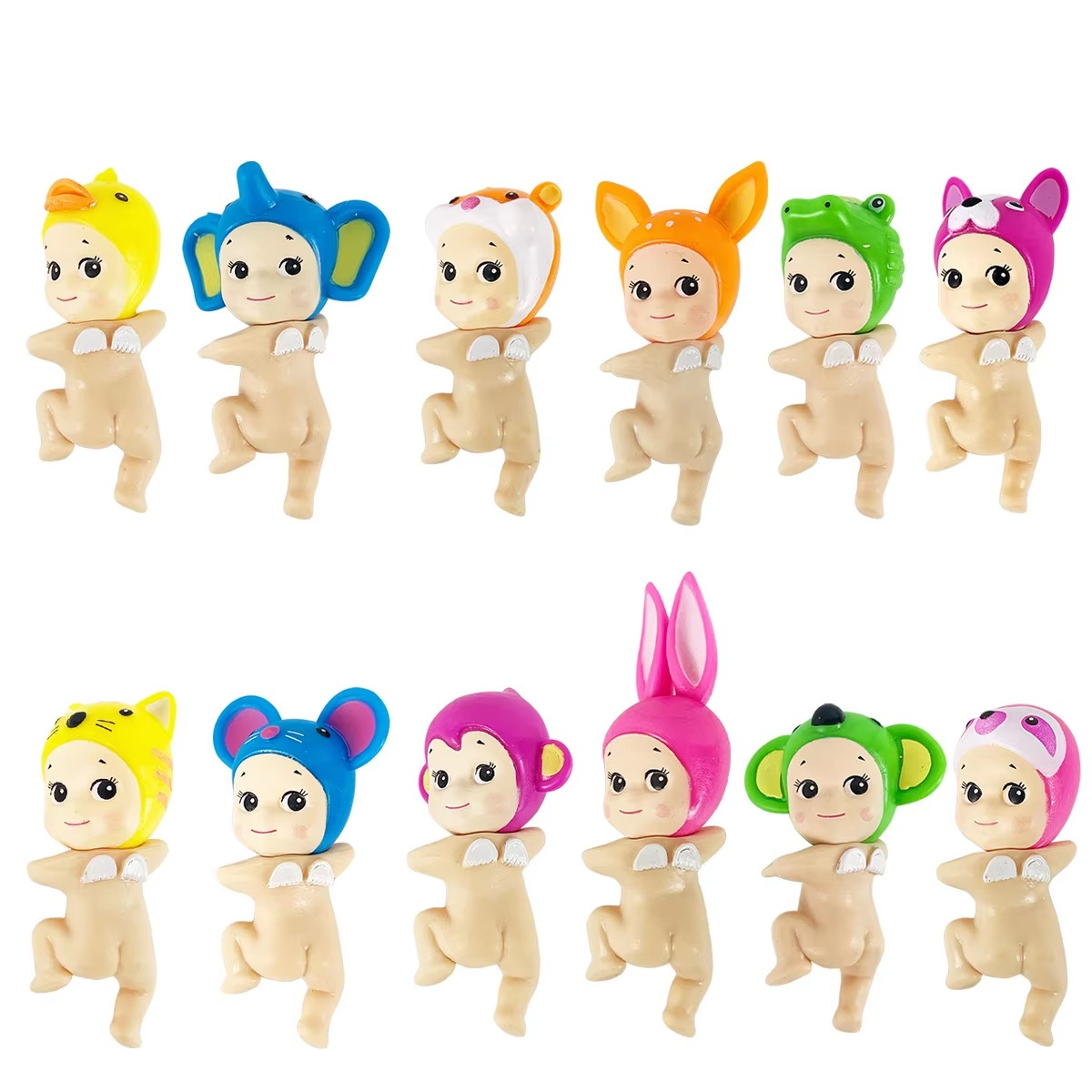 S Angel Blind Box 20th Anniversary hippers looking back Sleeping Series Anime Figures Ramdom 1pcs
