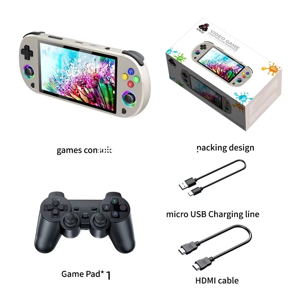 M22 Pro Retro Handheld Game Console 5.0 HDMI Video Game Player