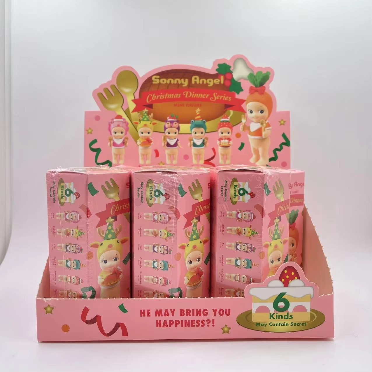 Sonny Angel mini figure  Christmas Dinner Series Blind Box Mystery Box